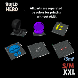 Derpy Urban Vibes: Build-a-Hero β Street Cat Figure no ams 3d model