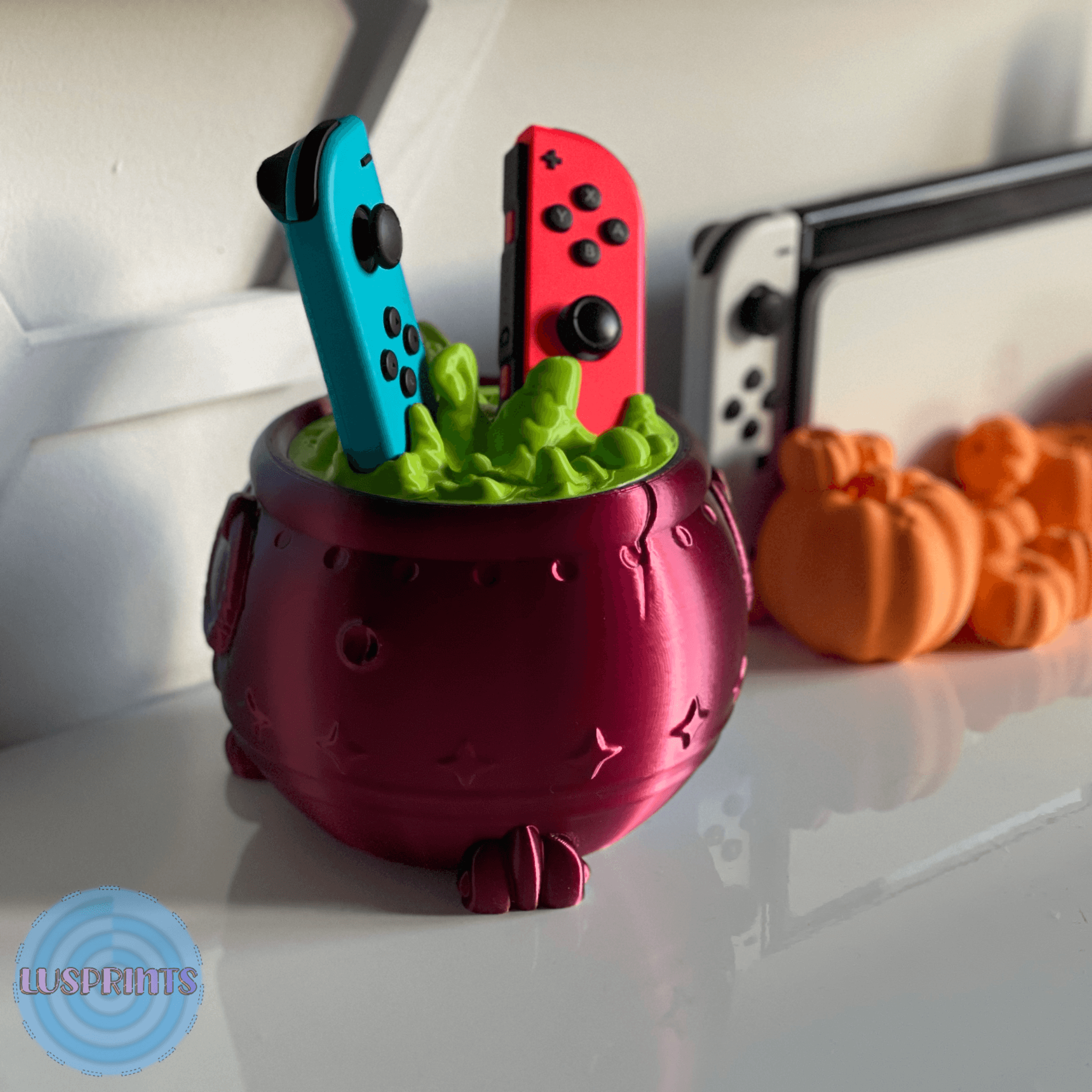Halloween Cauldron | JoyCon holders 3d model