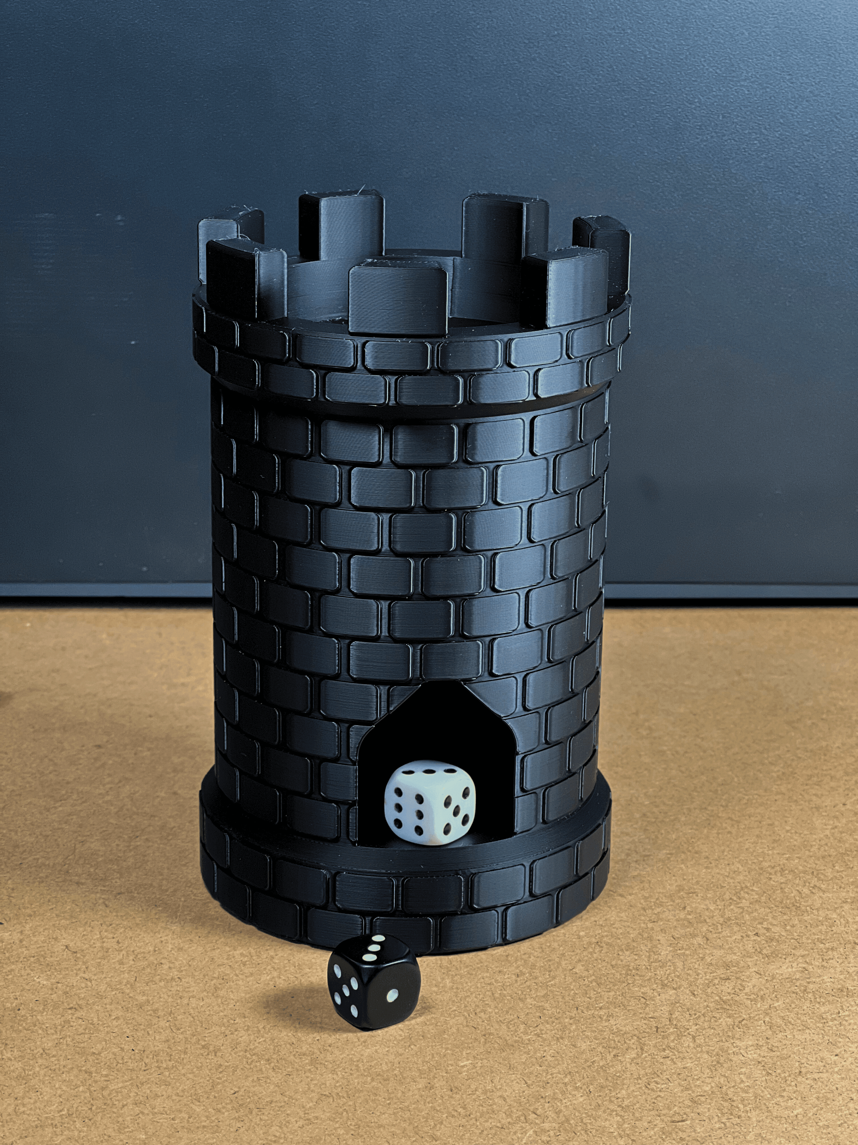 Turret Dice Tower With Hidden Storage Tray. 3d model