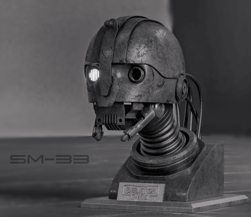 SM-33 Bust 3D Model STL File 3d model