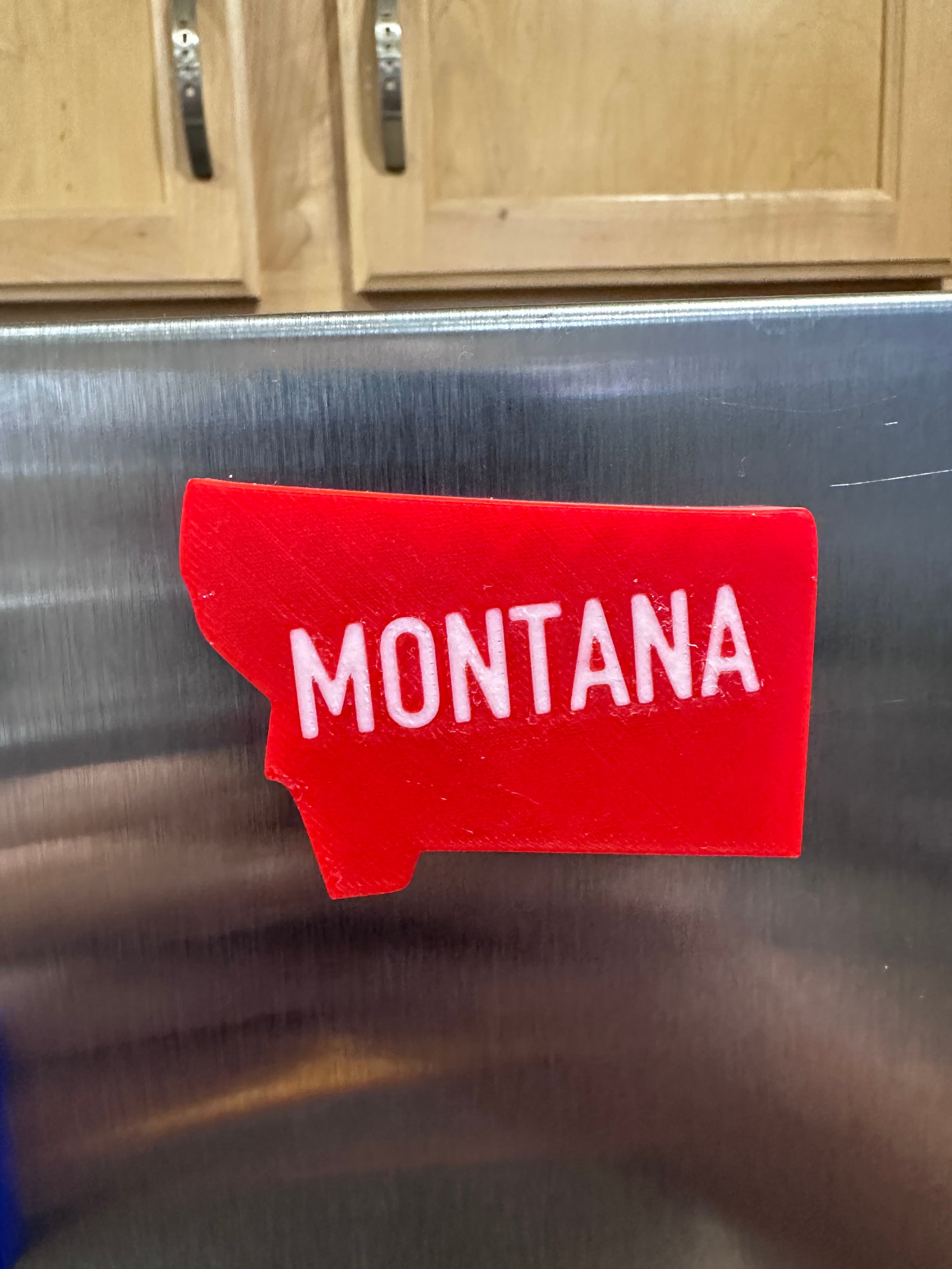 Merica Fridge Magnets - MMU version - MONTANA 3d model