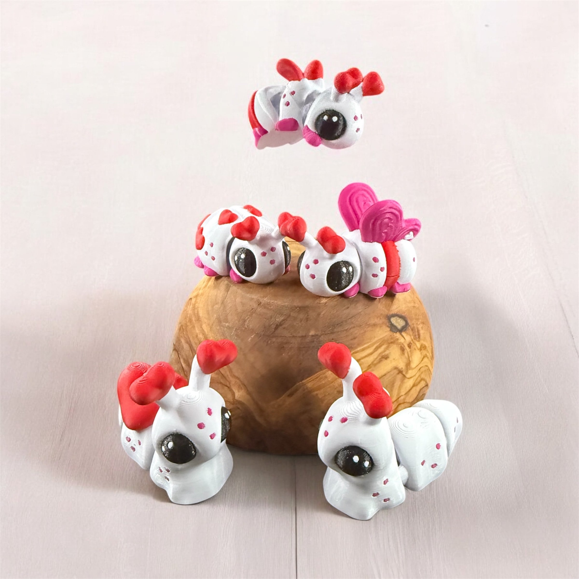 Valentines Love Bugs 3d model