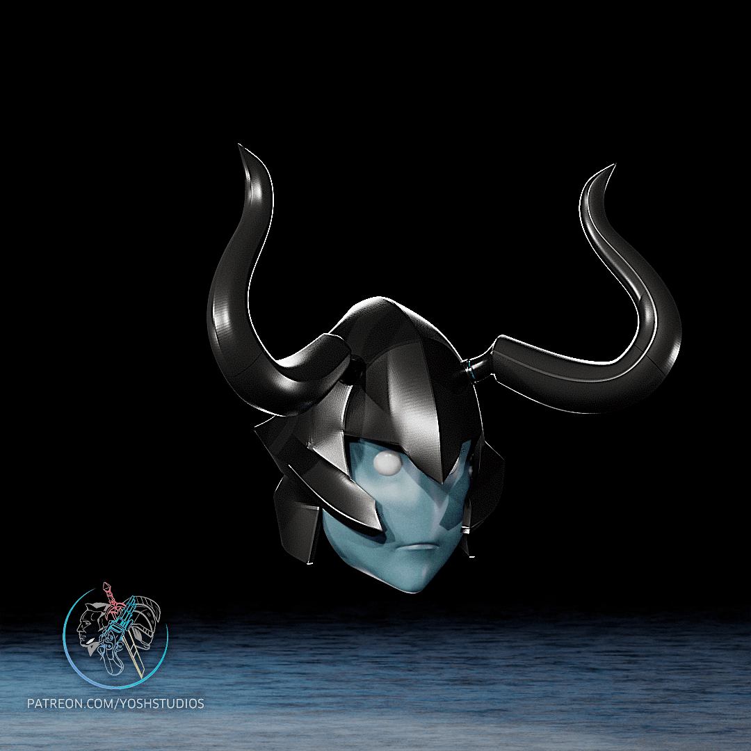 Iron Shadow Helmet 3D Printer File STL 3d model