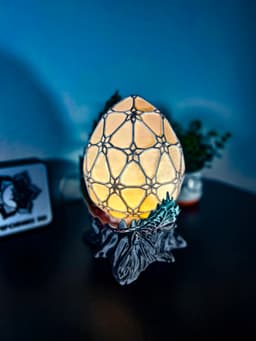 Dragon Egg Lamp 3d model