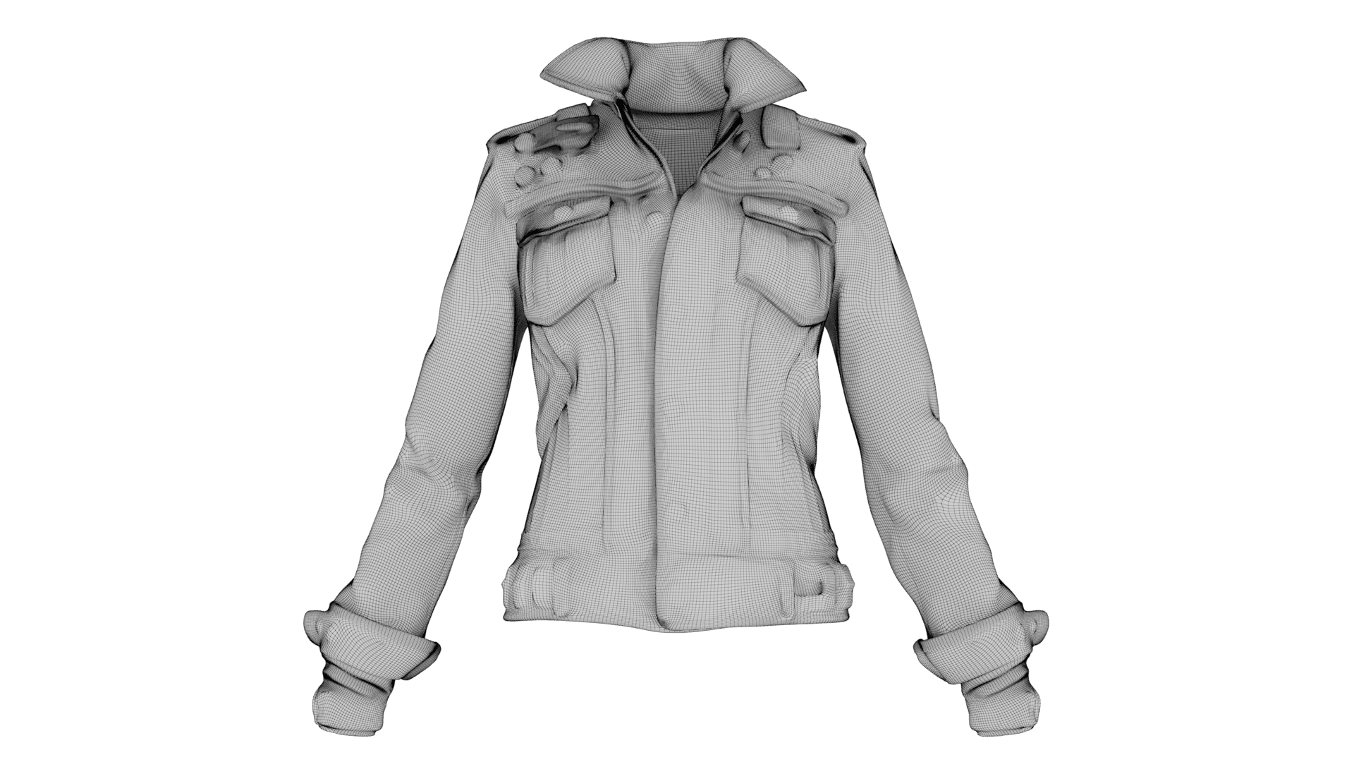 Denim Jacket 3d model