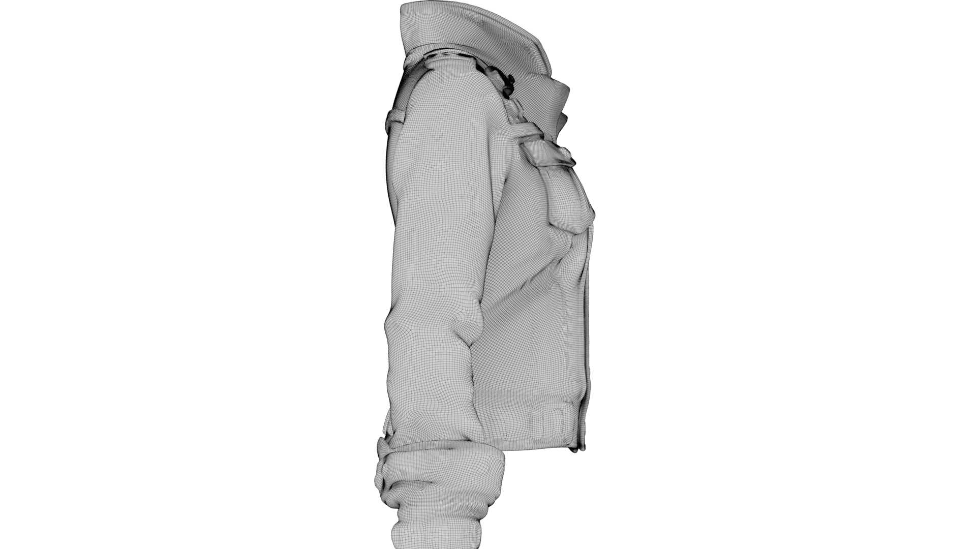 Denim Jacket 3d model