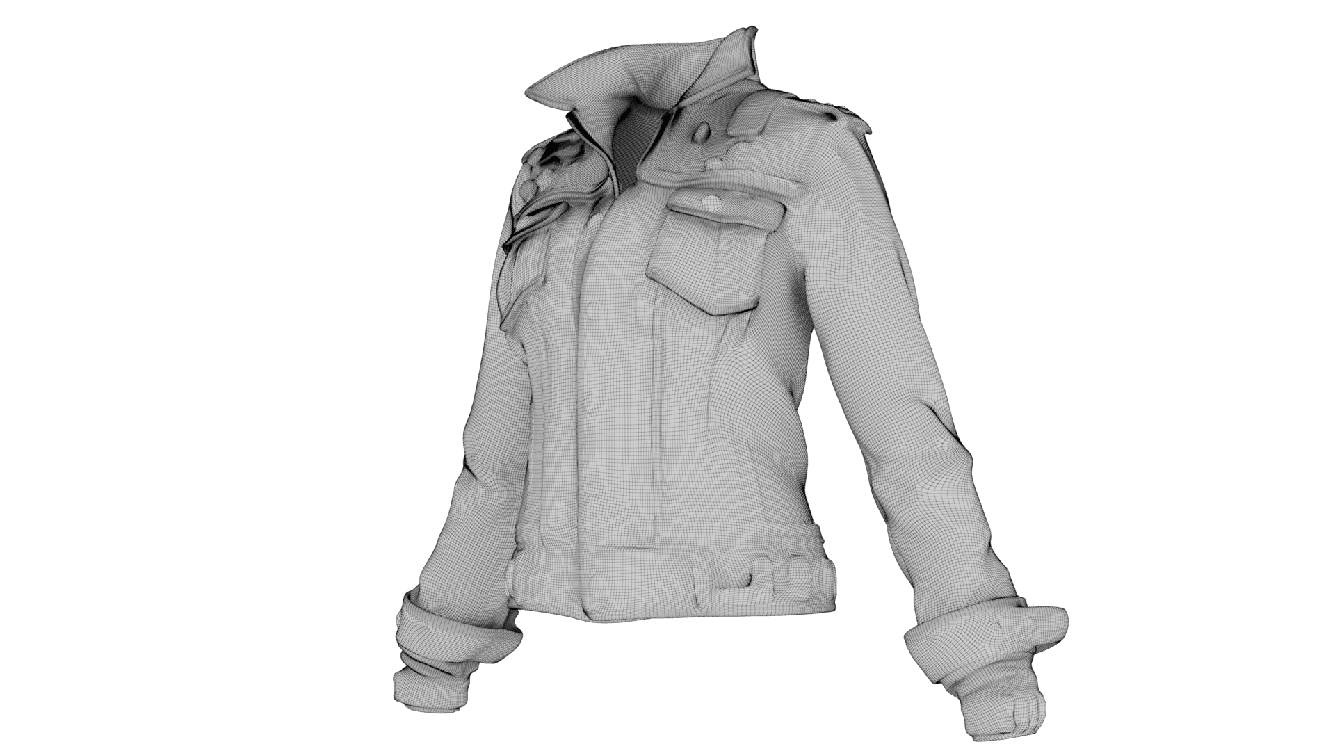 Denim Jacket 3d model