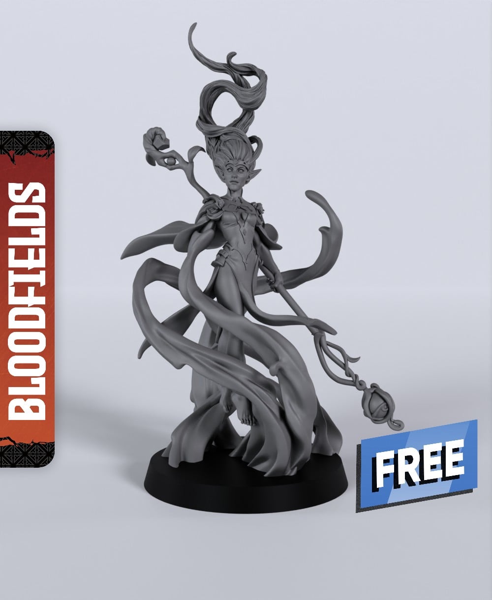 Linessa Waterfront - With Free Dragon - 5e DnD Inspired for RPG and Wargamers 3d model