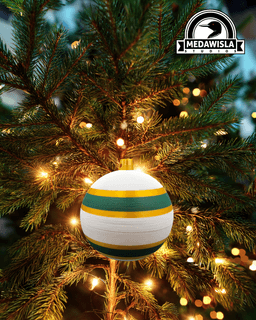 3D Printable Christmas Ornament with 6 Stripes 3d model
