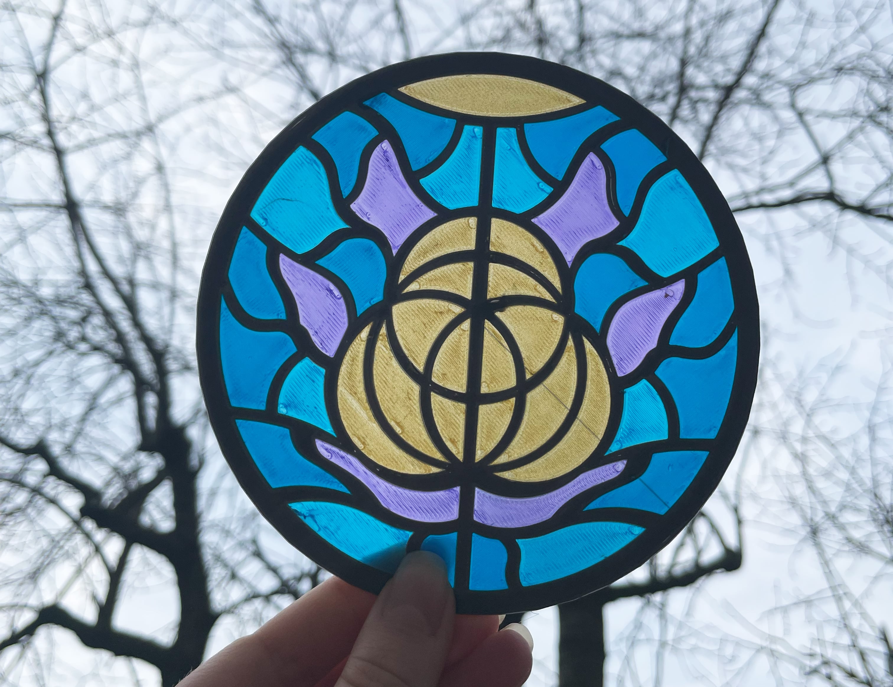 Elden Ring Stained Glass Decorations 3d model