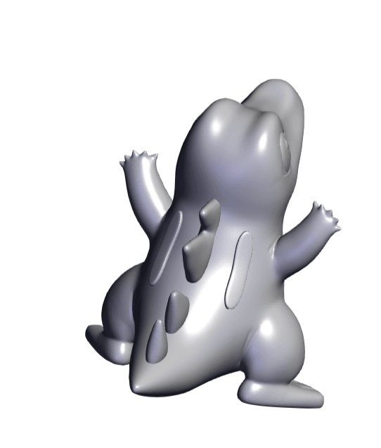 158#Totodile.stl 3d model