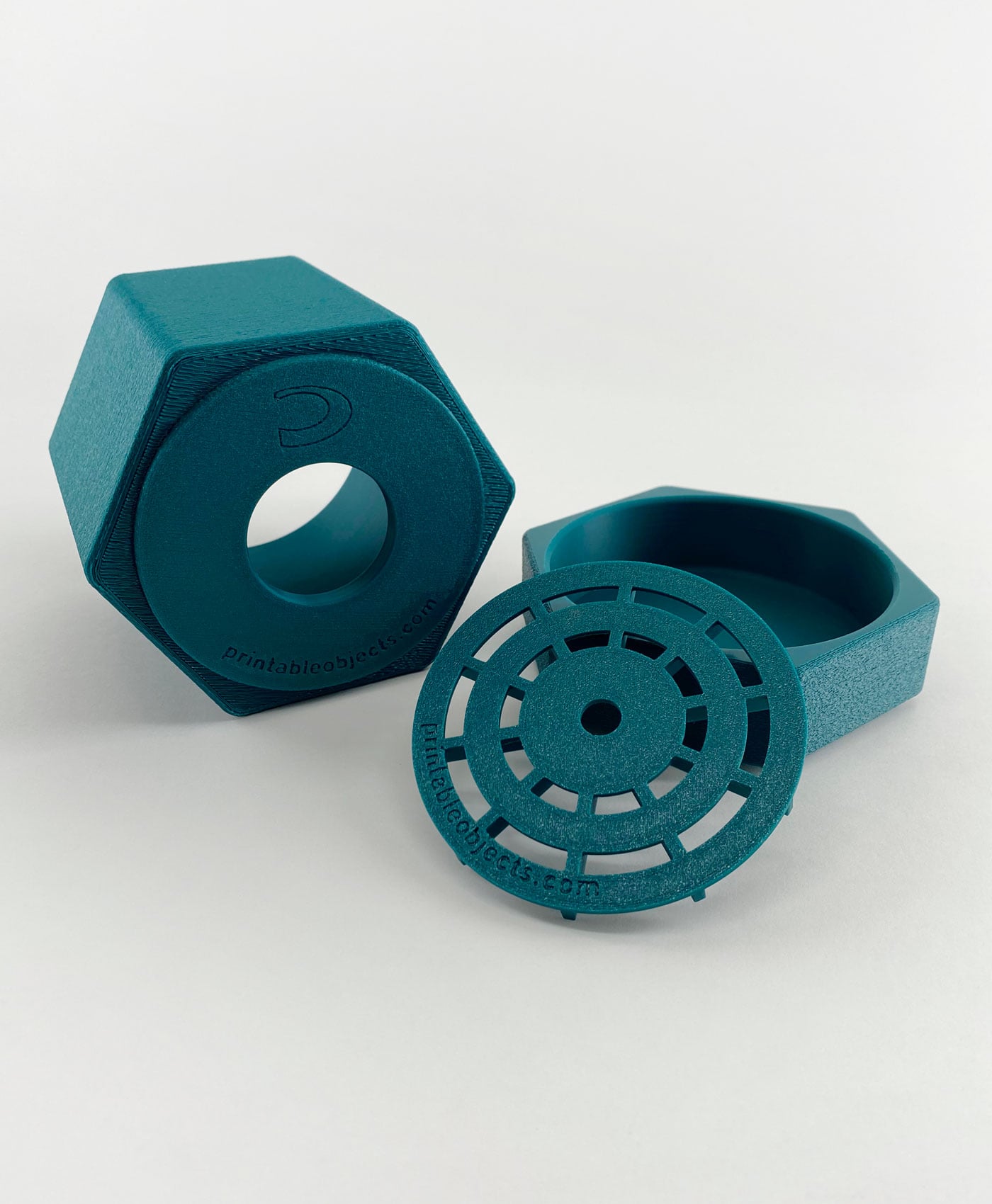Planters Set With Drainer and Drip Tray - Modular Plant Flower Pots 3d model