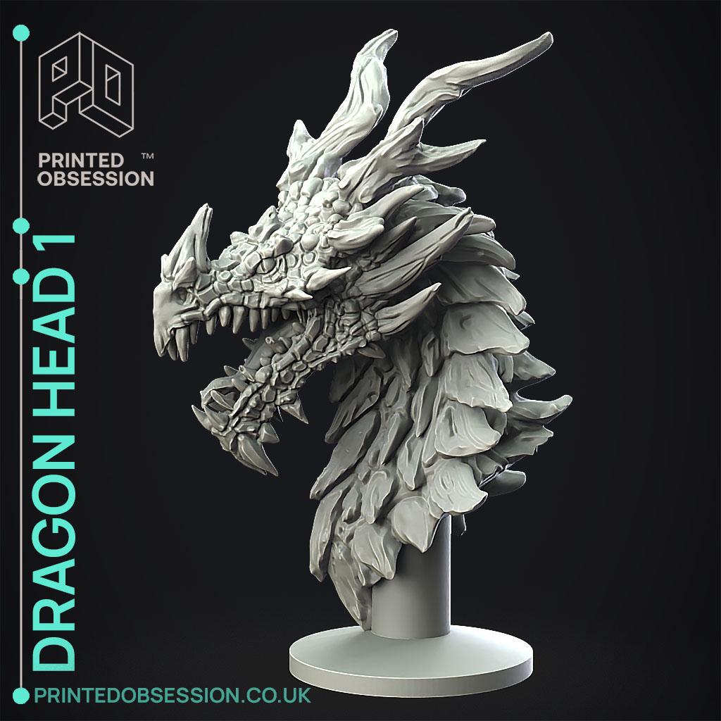 Dragon Head 1 - Fan Art - Decoration 3d model
