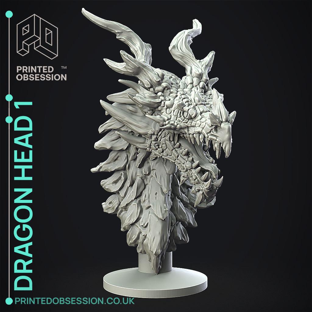 Dragon Head 1 - Fan Art - Decoration 3d model