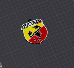 Keychain: Abarth II 3d model