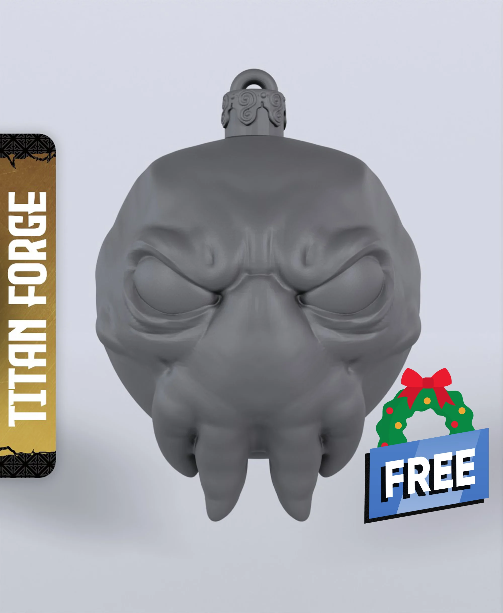 Cthulhu Bauble - With Free Dragon - 5e DnD Inspired for RPG and Wargamers 3d model