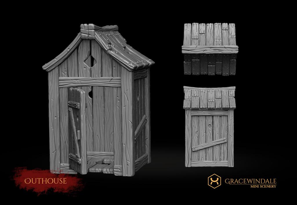 Outhouse 3d model