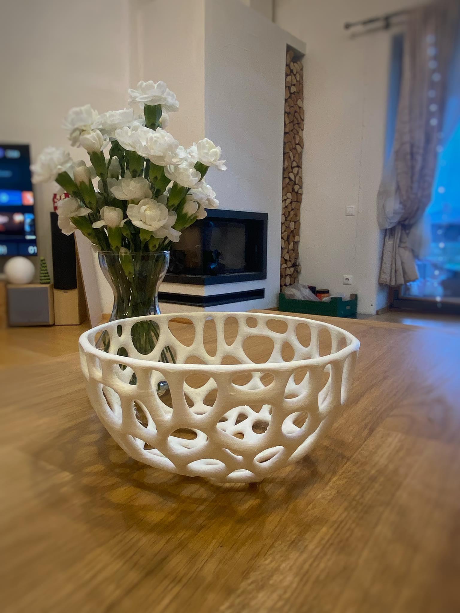 Elegant Voronoi Bowl 3d model