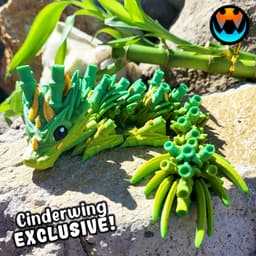 Baby Bamboo Dragon 3d model