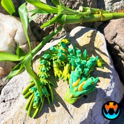 Baby Bamboo Dragon 3d model