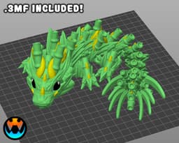 Baby Bamboo Dragon 3d model