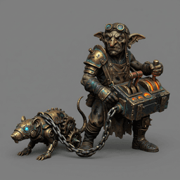 Iris and Orin - Rivet Rat Handler STL - Clockwork Goblin Workshop 3d model