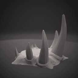 Flesh Pedestal | 3D Printable Base 3d model