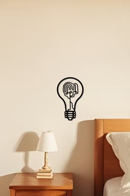 Lightbulb Wall Art, Wall Decor, Home Decor 3d model