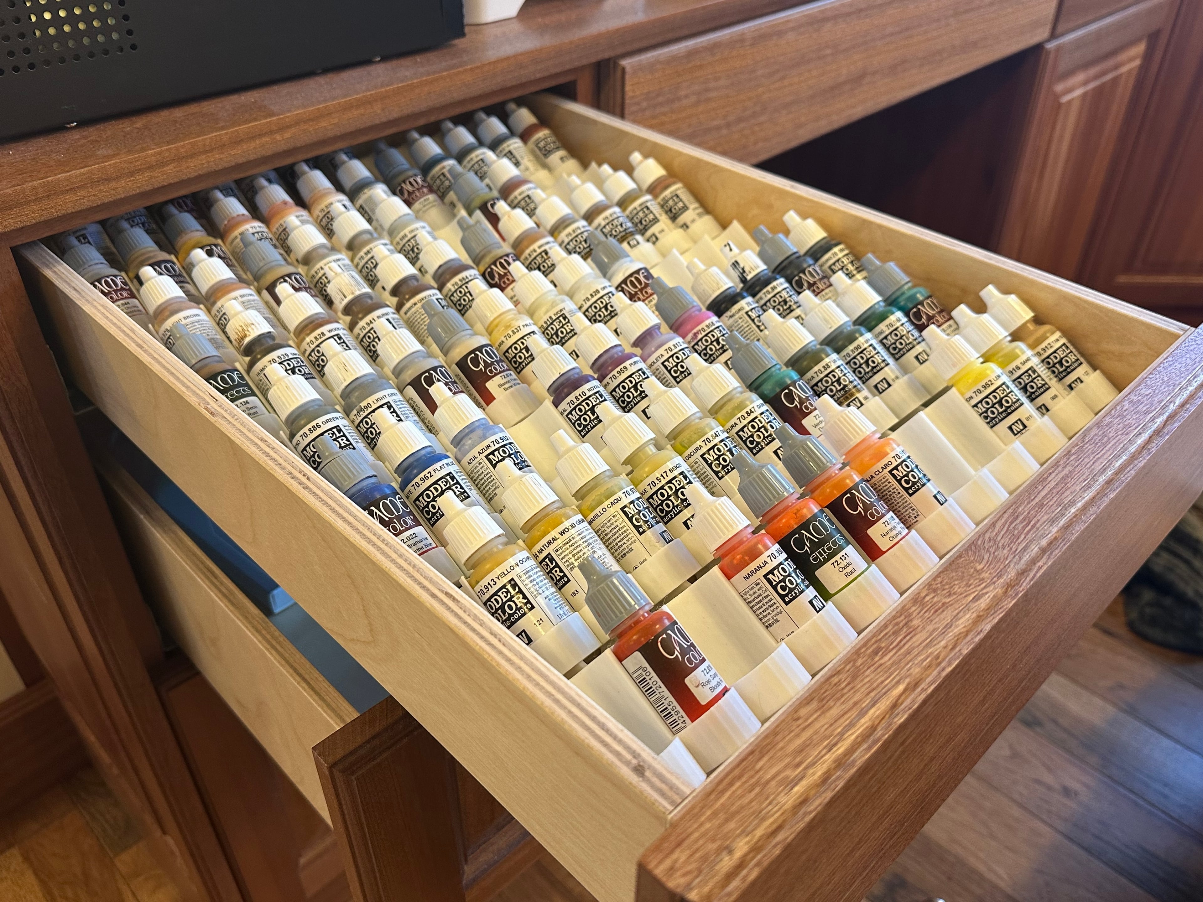 Modular Rack System for 17ml Model Paints 3d model