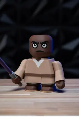 Chunk Windu - Star Wars Mace Windu Kit | No Supports, No AMS, No Glue 3d model