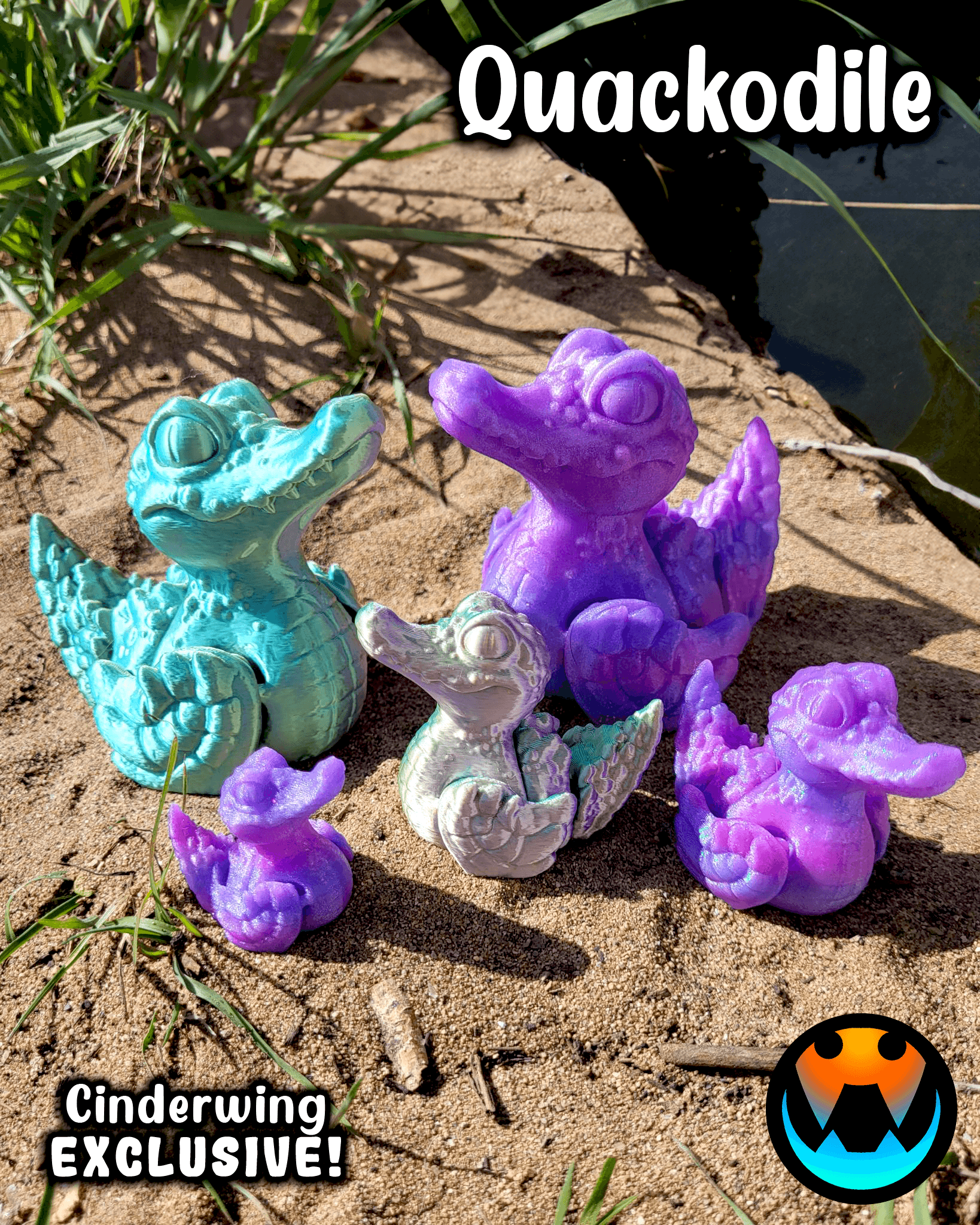 Quackodile 3d model