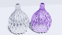 Thistle Lantern 3D Printed Gothic Lattice Lamp Shade Floral Mesh Light Cover Modern Boho Home Decor 3d model