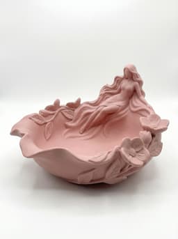 Nature Goddess Sculptural Catchall Bowl 3d model