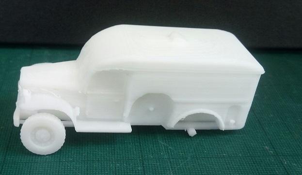 Dodge WC54 Ambulance 1/56 scale 3d model