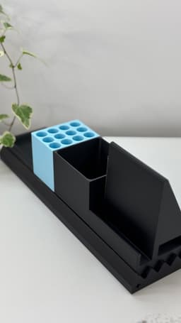 Fully Modular Desk Organizer - Including Customizable Parts! 3d model