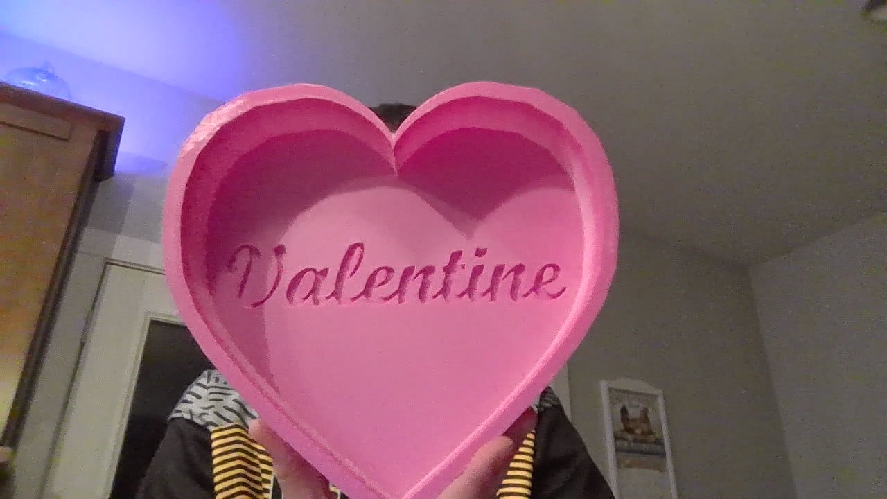 Heart tray 3d model