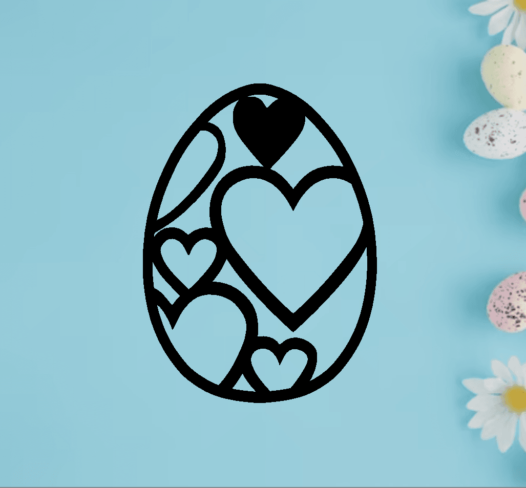 EASTER EGG ORNAMENT 3d model