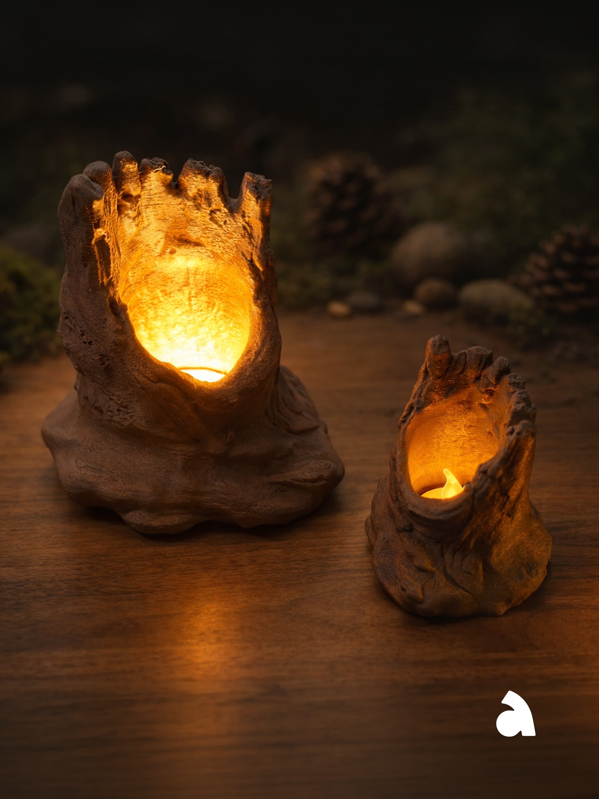 Elderwood Glow โ (LED Kit & Tealight) 3d model