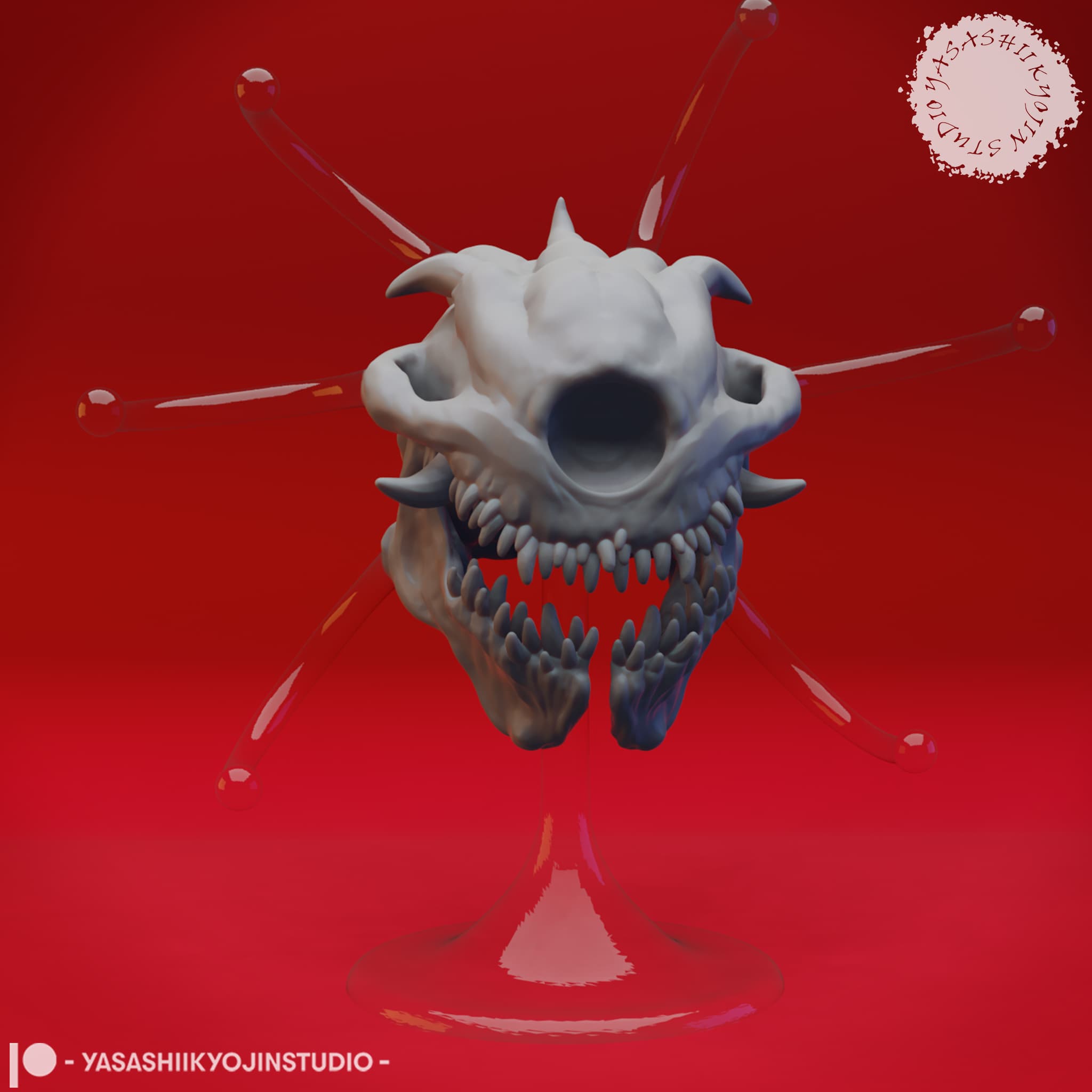 Death Tyrant - Tabletop MIniature (Pre-Supported) 3d model