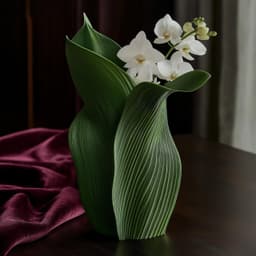 Large Leaf Vase – A Statement of Nature's Elegance 3d model
