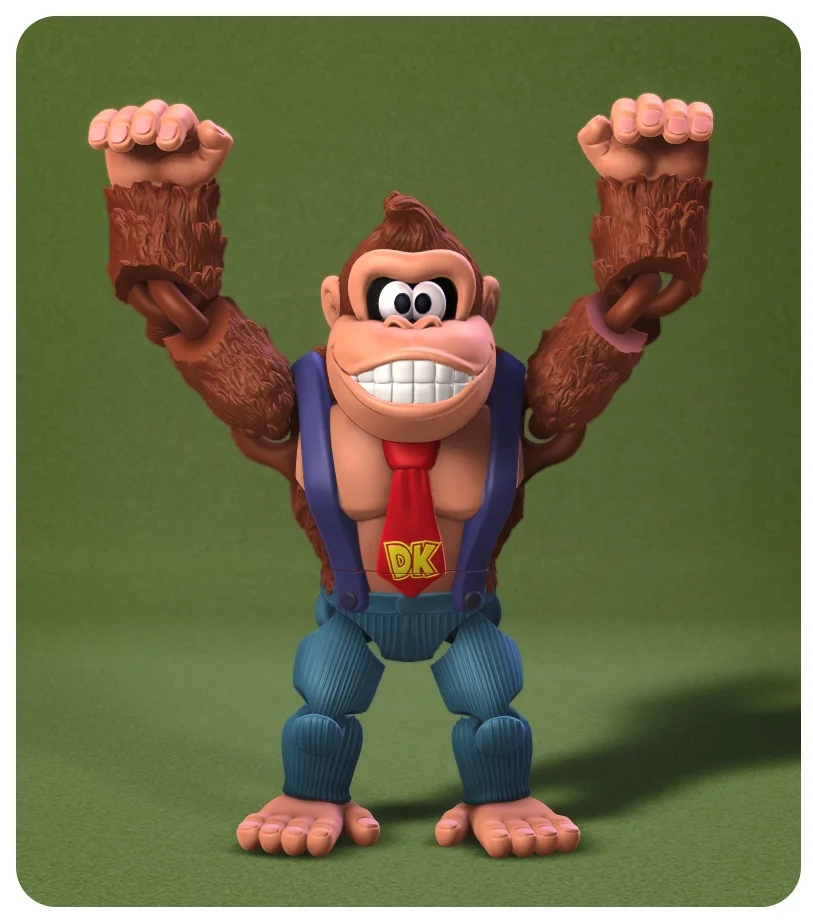 Flexi Donkey Kong Bananza 3d model