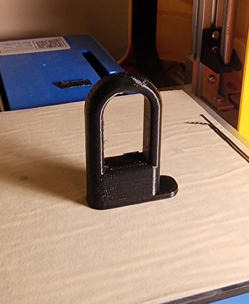 Rivian Compressor Door Lock - Printed upright on my miniMaker - 3d model