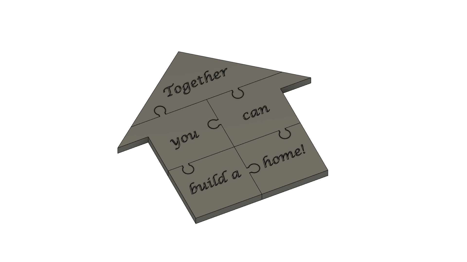 House Puzzle 3d model