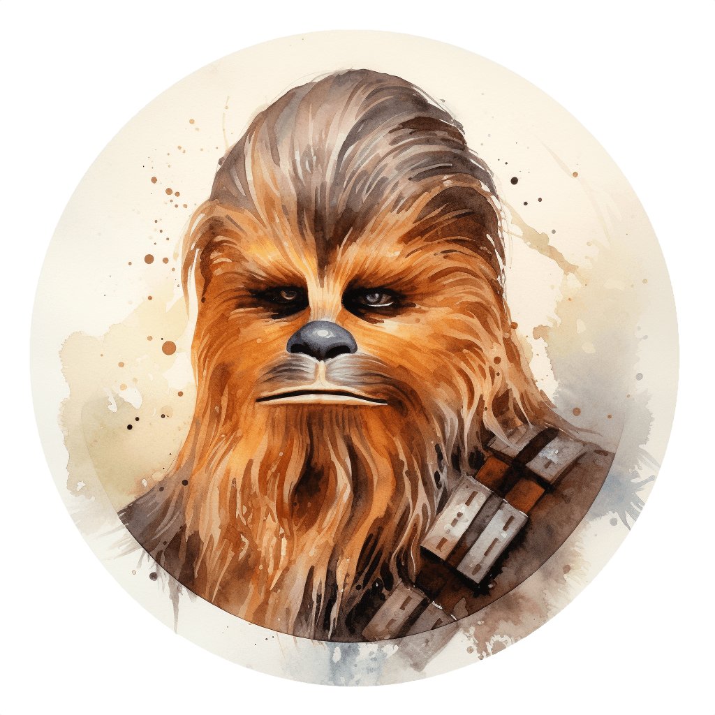 Star Wars (Inspired) "No Combs Allowed" HueForge Chewbacca 3d model