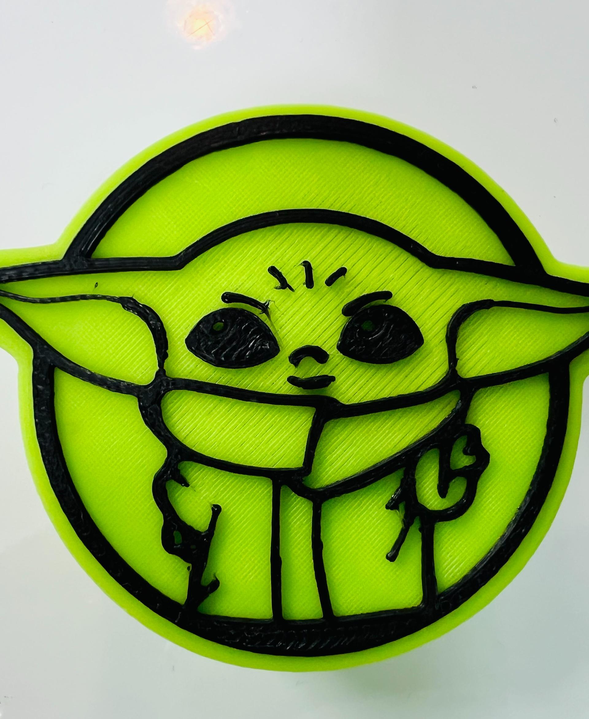 Baby Yoda Box - Still learning, so could be cleaner.  Easy make though - 3d model