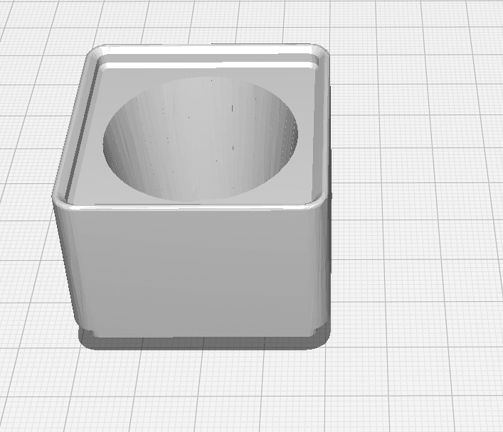 1x1 Gridfinity ER32 Holder.obj 3d model
