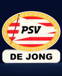 P.S.V. Eindhoven Sign – LED Strip Compatible 3d model