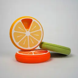 Loopfruit โ The Citrus Pill Organizer that Clicks 3d model