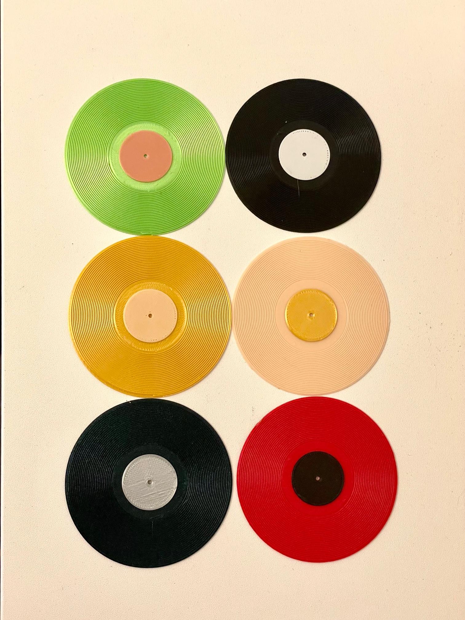 Mini Vinyl Record 3d model