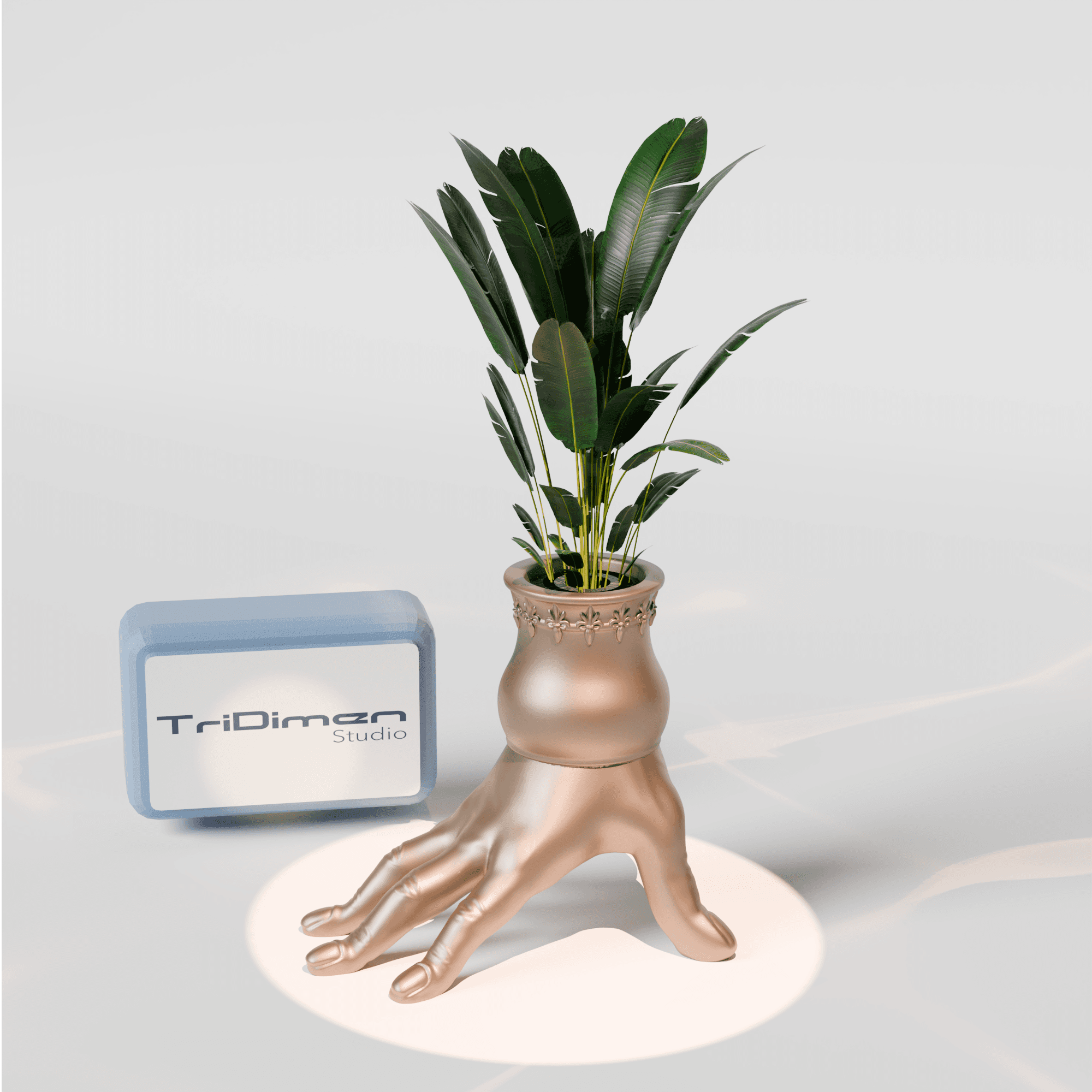 Quilted Planter  3d model